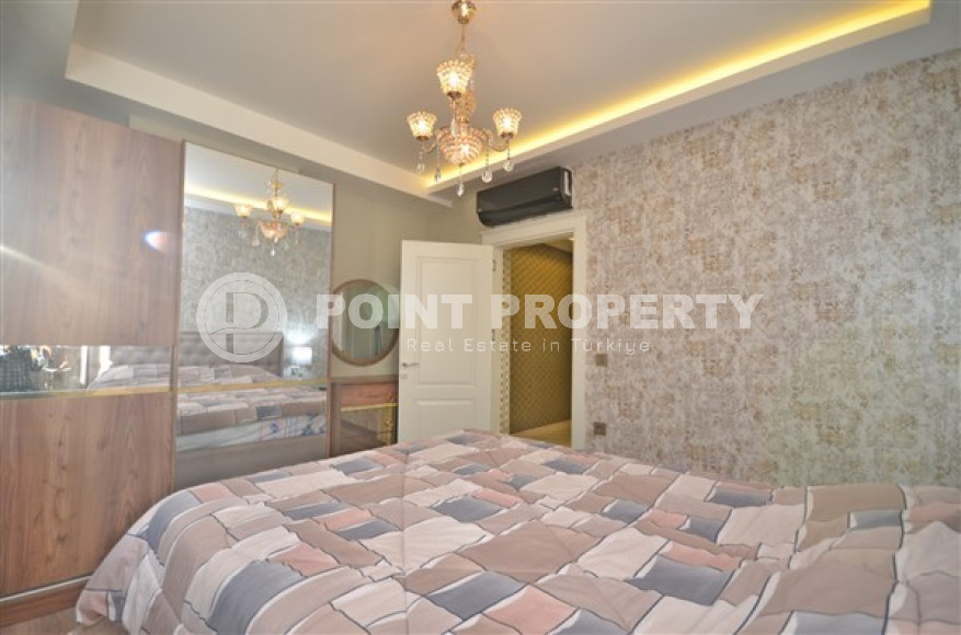 Стильная квартира с двумя спальнями, 115м² в новом элитном комплексе в районе Каргыджак, Алания-id-2159-фото-19