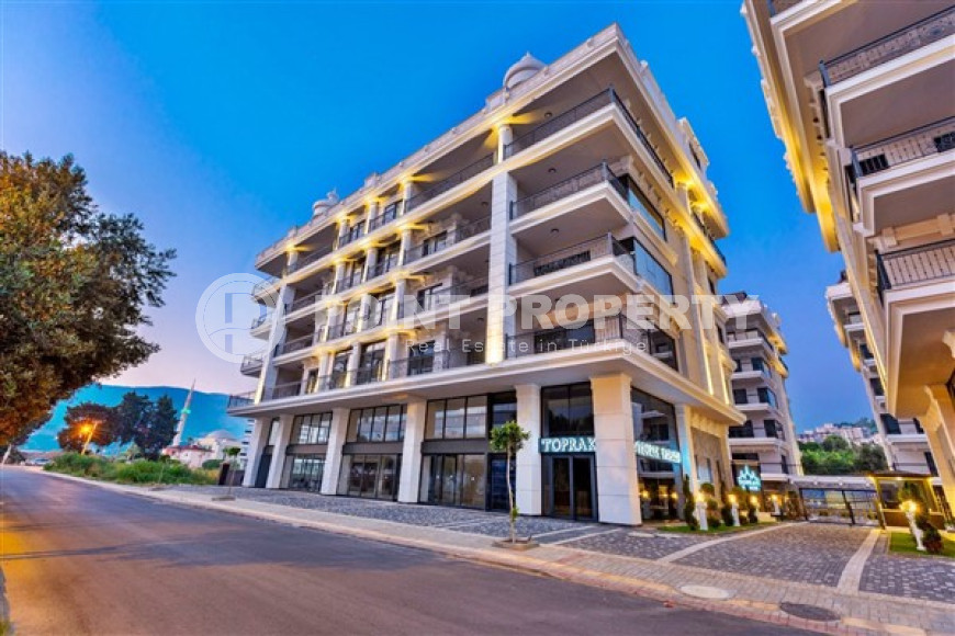 Стильная квартира с двумя спальнями, 115м² в новом элитном комплексе в районе Каргыджак, Алания-id-2159-фото-29