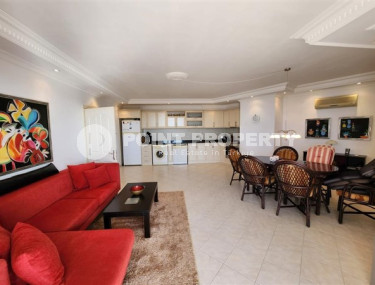 Готовая к проживанию, видовая квартира с двумя спальнями, 120м², в 500м от моря в районе Тосмур, Аланья-id-2160-фото-2