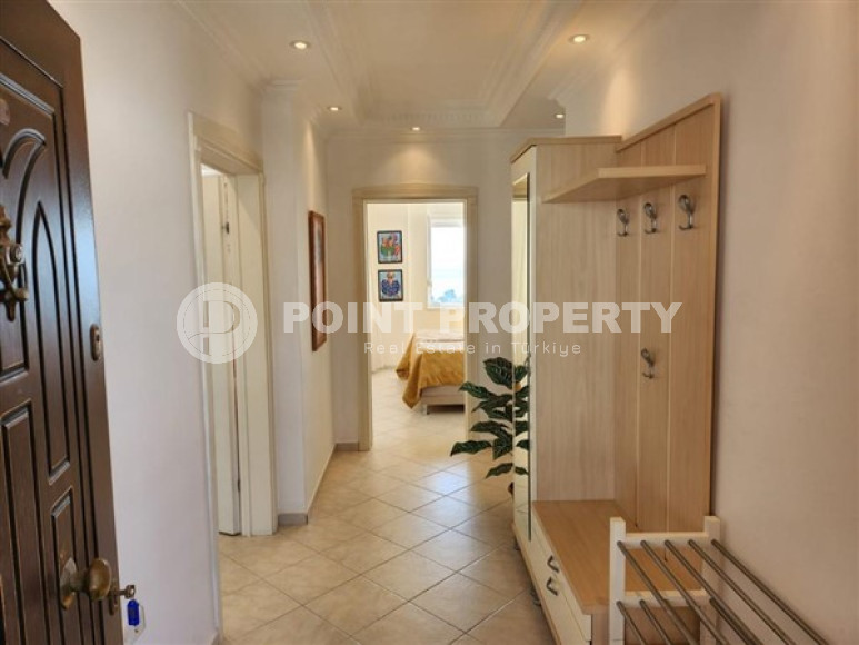 Готовая к проживанию, видовая квартира с двумя спальнями, 120м², в 500м от моря в районе Тосмур, Аланья-id-2160-фото-8