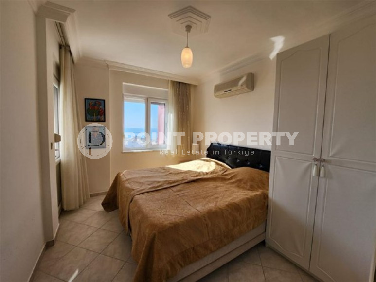 Готовая к проживанию, видовая квартира с двумя спальнями, 120м², в 500м от моря в районе Тосмур, Аланья-id-2160-фото-13