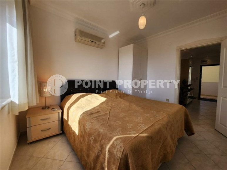 Готовая к проживанию, видовая квартира с двумя спальнями, 120м², в 500м от моря в районе Тосмур, Аланья-id-2160-фото-14