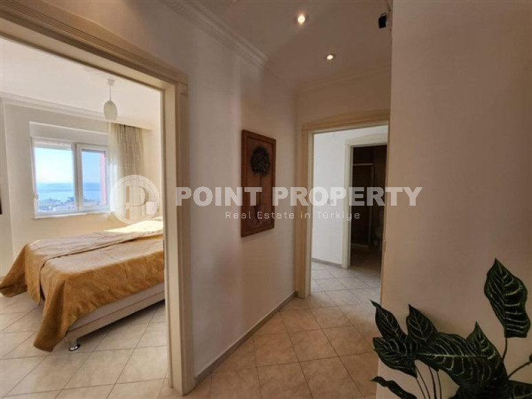 Готовая к проживанию, видовая квартира с двумя спальнями, 120м², в 500м от моря в районе Тосмур, Аланья-id-2160-фото-16