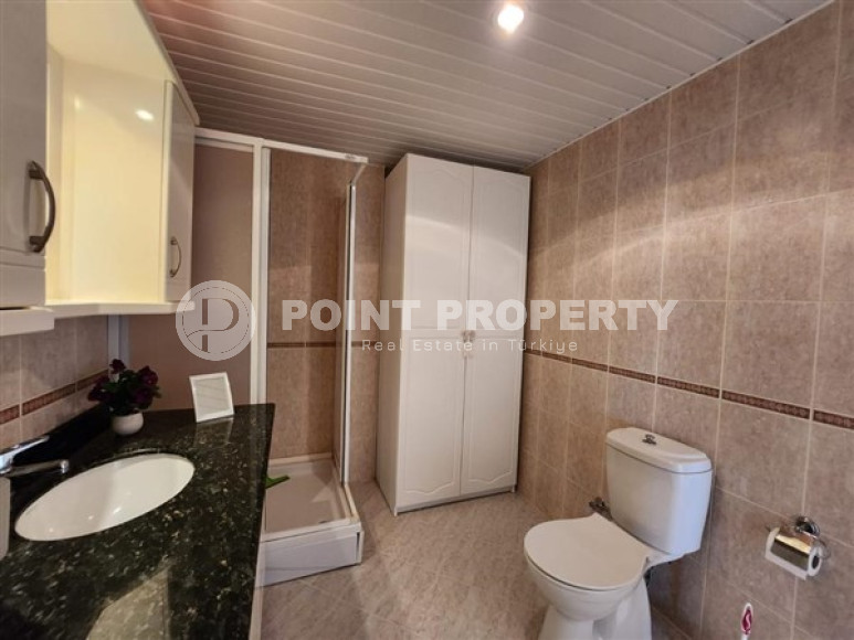 Готовая к проживанию, видовая квартира с двумя спальнями, 120м², в 500м от моря в районе Тосмур, Аланья-id-2160-фото-18