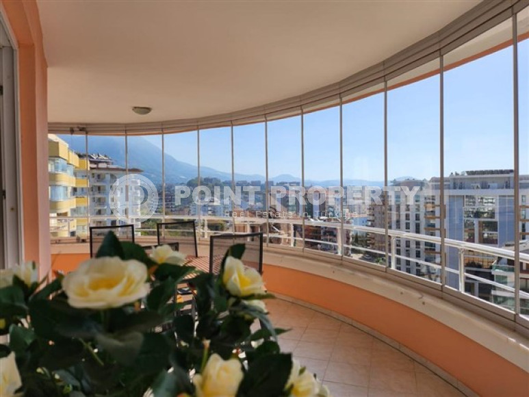 Готовая к проживанию, видовая квартира с двумя спальнями, 120м², в 500м от моря в районе Тосмур, Аланья-id-2160-фото-24