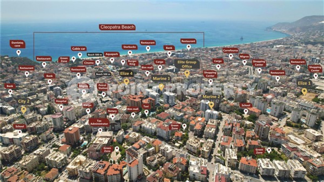 Старт продаж: квартиры 1+1, 61-64м², в новом проекте премиум класса в центре Алании-id-2161-фото-20