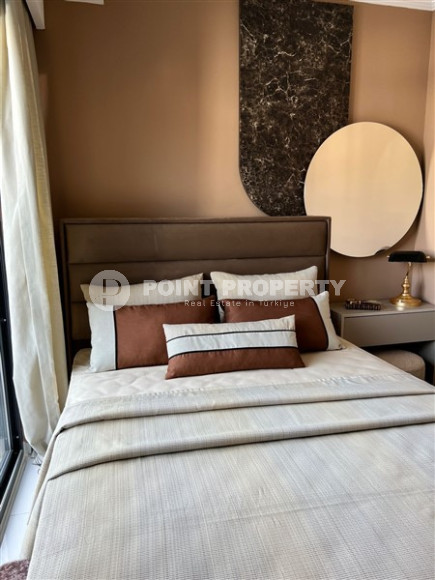 Elegant three bedroom penthouse, 130m², in Oba, Alanya, in a complex with infrastructure-id-2162-photo-8