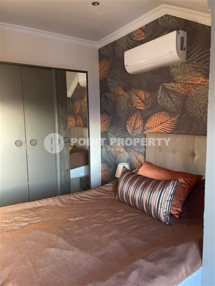 Elegant three bedroom penthouse, 130m², in Oba, Alanya, in a complex with infrastructure-id-2162-photo-11