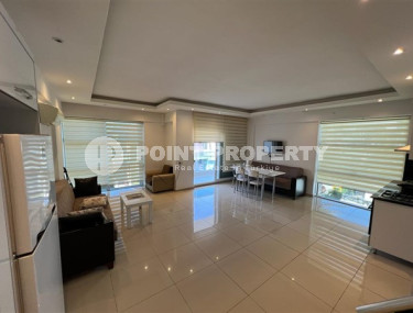 Двухуровневая квартира 2+1, 110м², в комплексе с инфраструктурой в 300м от пляжа Клеопатры, Алания-id-2163-фото-4