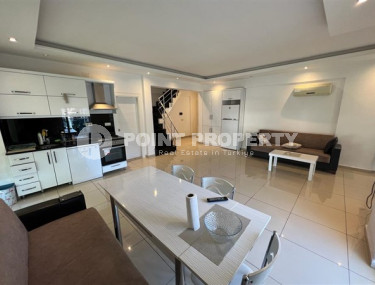 Двухуровневая квартира 2+1, 110м², в комплексе с инфраструктурой в 300м от пляжа Клеопатры, Алания-id-2163-фото-5