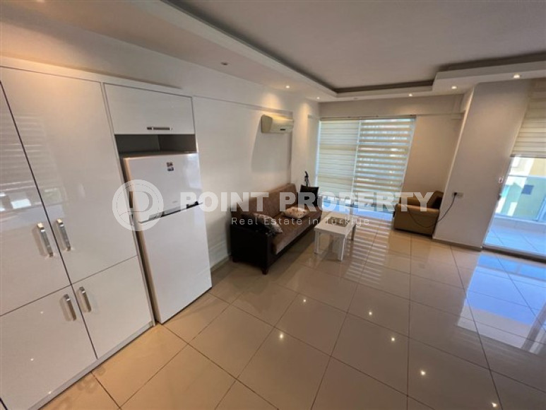 Двухуровневая квартира 2+1, 110м², в комплексе с инфраструктурой в 300м от пляжа Клеопатры, Алания-id-2163-фото-6