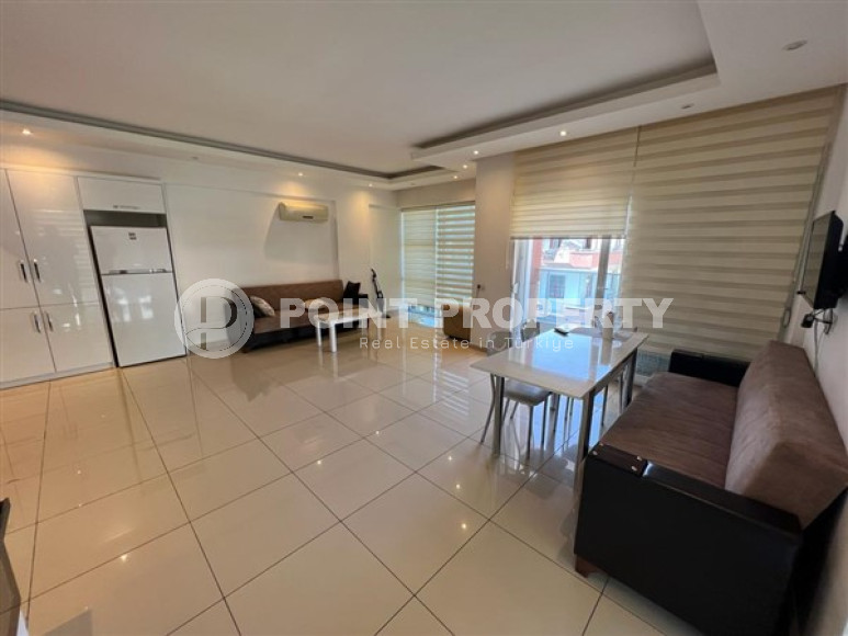 Двухуровневая квартира 2+1, 110м², в комплексе с инфраструктурой в 300м от пляжа Клеопатры, Алания-id-2163-фото-12