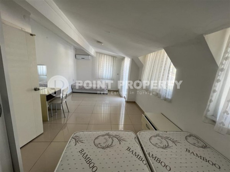 Двухуровневая квартира 2+1, 110м², в комплексе с инфраструктурой в 300м от пляжа Клеопатры, Алания-id-2163-фото-21