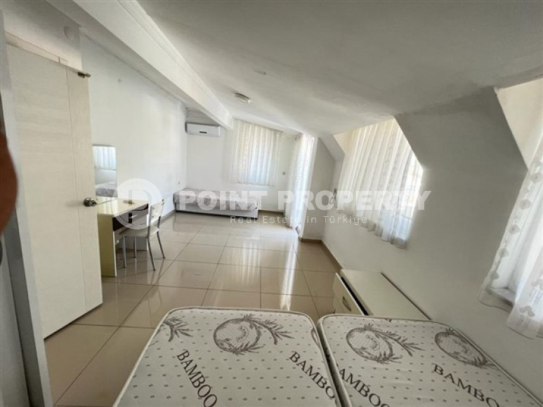 Двухуровневая квартира 2+1, 110м², в комплексе с инфраструктурой в 300м от пляжа Клеопатры, Алания-id-2163-фото-23