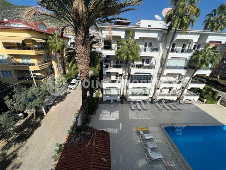 Двухуровневая квартира 2+1, 110м², в комплексе с инфраструктурой в 300м от пляжа Клеопатры, Алания-id-2163-фото-27