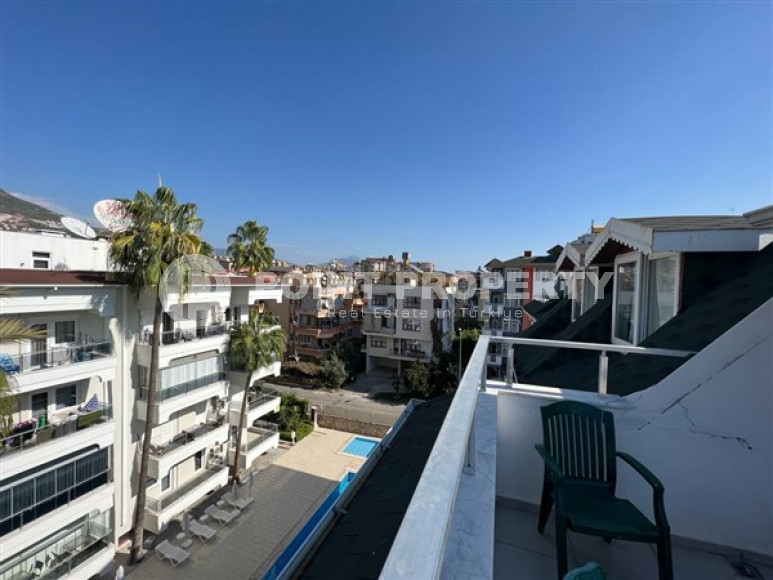 Двухуровневая квартира 2+1, 110м², в комплексе с инфраструктурой в 300м от пляжа Клеопатры, Алания-id-2163-фото-30