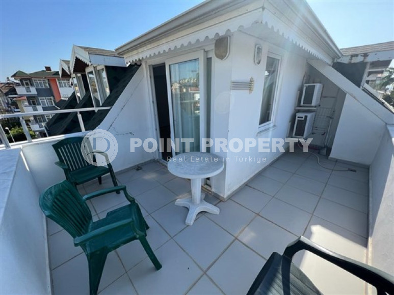 Двухуровневая квартира 2+1, 110м², в комплексе с инфраструктурой в 300м от пляжа Клеопатры, Алания-id-2163-фото-35