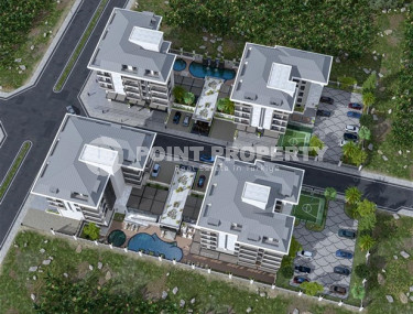 Квартиры в комплексе премиум класса на этапе строительства в 300м от моря в районе Каргыджак, Алания-id-2170-фото-4