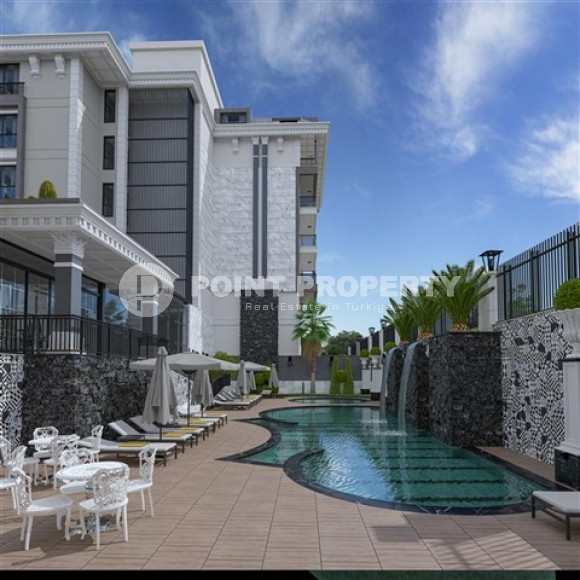 Квартиры в комплексе премиум класса на этапе строительства в 300м от моря в районе Каргыджак, Алания-id-2170-фото-5