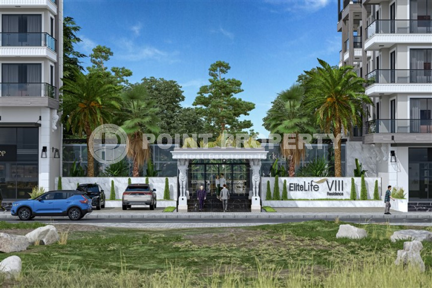 Квартиры в комплексе премиум класса на этапе строительства в 300м от моря в районе Каргыджак, Алания-id-2170-фото-6