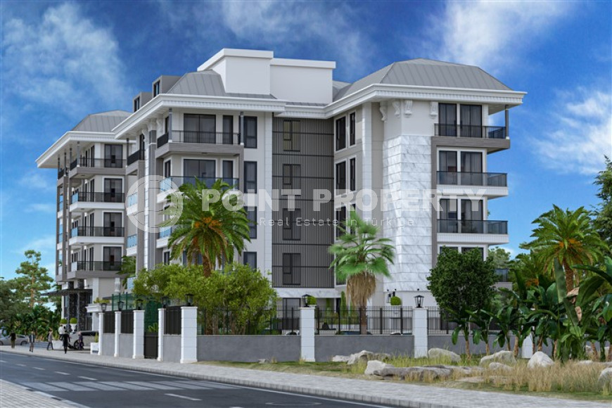 Квартиры в комплексе премиум класса на этапе строительства в 300м от моря в районе Каргыджак, Алания-id-2170-фото-7