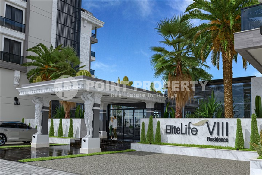 Квартиры в комплексе премиум класса на этапе строительства в 300м от моря в районе Каргыджак, Алания-id-2170-фото-11