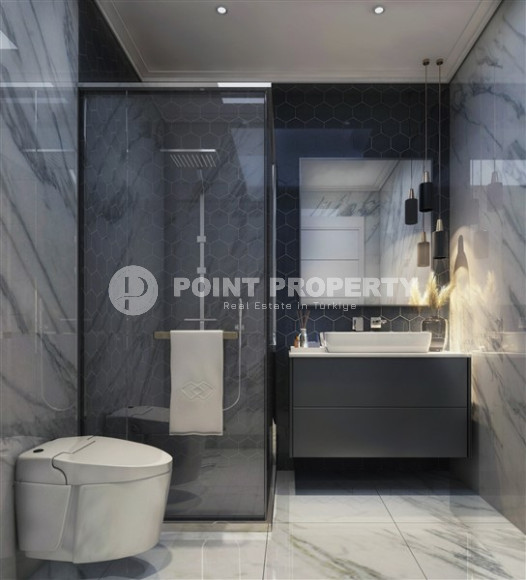 New duplex with fine finishing in a cozy residence in the center of Alanya, 250m from the Mediterranean Sea-id-1174-photo-7