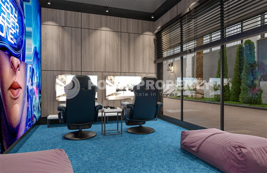 Квартиры в комплексе премиум класса на этапе строительства в 300м от моря в районе Каргыджак, Алания-id-2170-фото-21