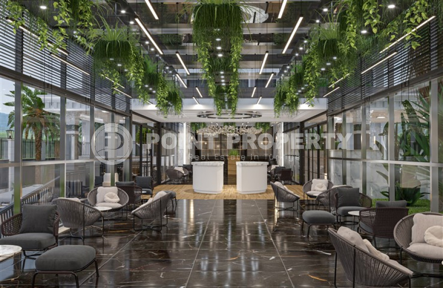 Квартиры в комплексе премиум класса на этапе строительства в 300м от моря в районе Каргыджак, Алания-id-2170-фото-29