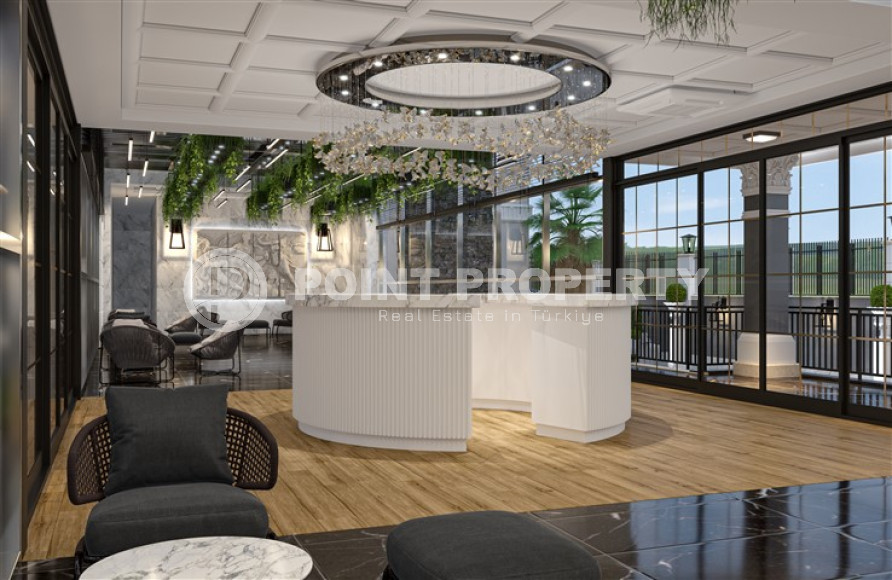 Квартиры в комплексе премиум класса на этапе строительства в 300м от моря в районе Каргыджак, Алания-id-2170-фото-31