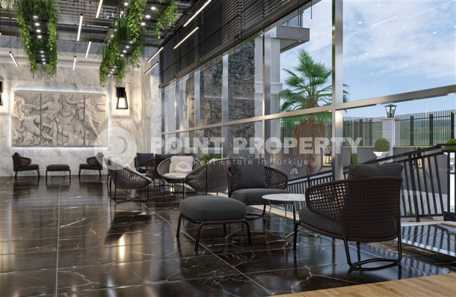 Квартиры в комплексе премиум класса на этапе строительства в 300м от моря в районе Каргыджак, Алания-id-2170-фото-32