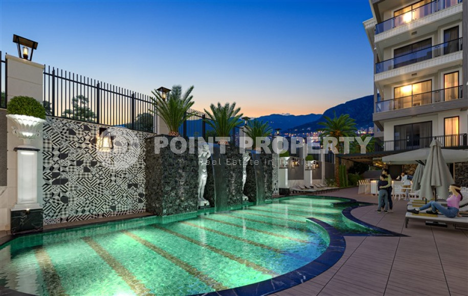 Квартиры в комплексе премиум класса на этапе строительства в 300м от моря в районе Каргыджак, Алания-id-2170-фото-34