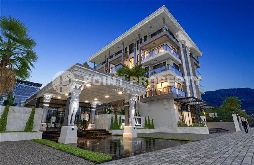 Квартиры в комплексе премиум класса на этапе строительства в 300м от моря в районе Каргыджак, Алания-id-2170-фото-36