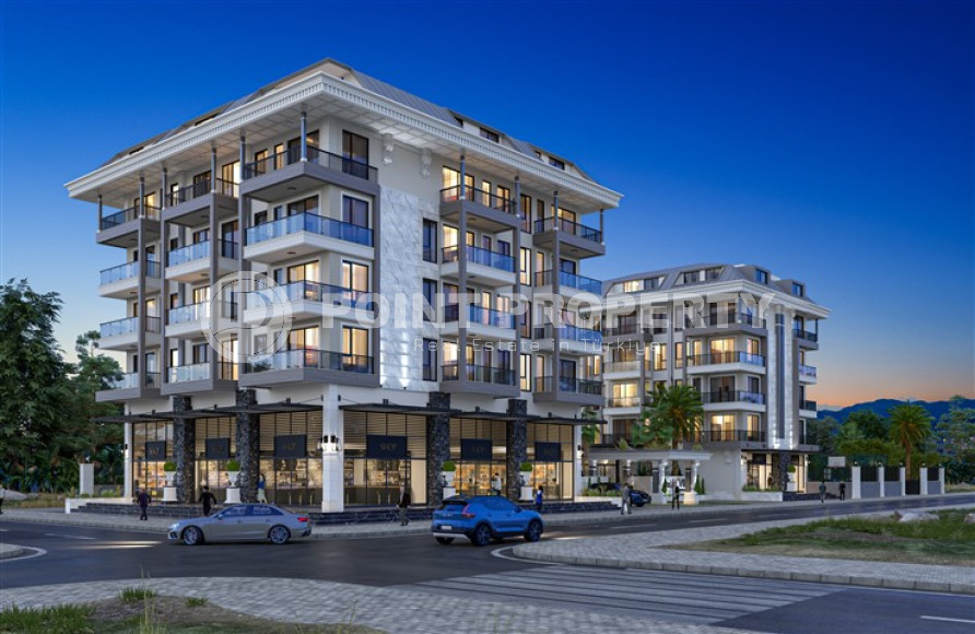 Квартиры в комплексе премиум класса на этапе строительства в 300м от моря в районе Каргыджак, Алания-id-2170-фото-37
