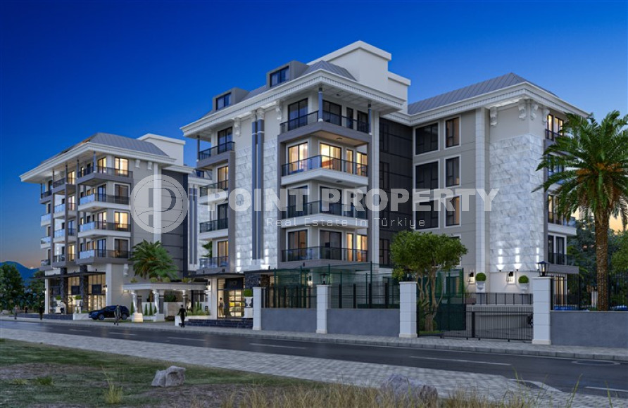 Квартиры в комплексе премиум класса на этапе строительства в 300м от моря в районе Каргыджак, Алания-id-2170-фото-38