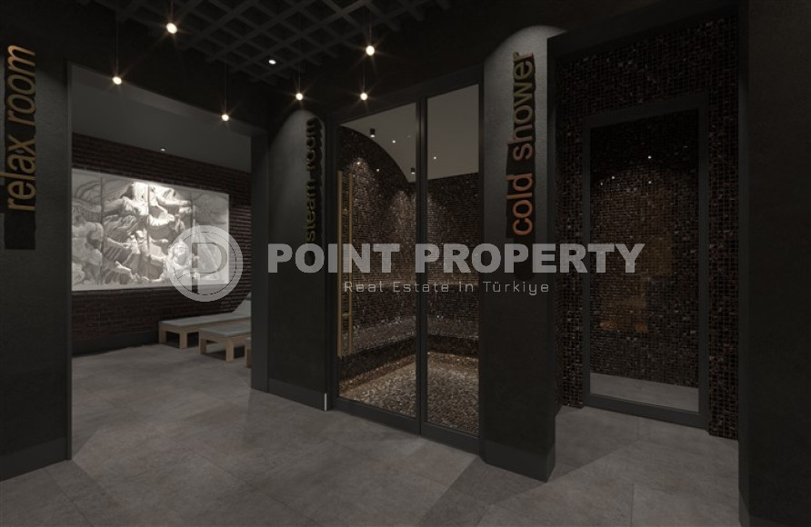 Квартиры в комплексе премиум класса на этапе строительства в 300м от моря в районе Каргыджак, Алания-id-2170-фото-40