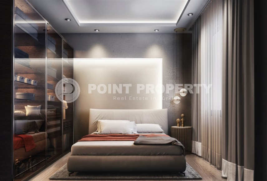 New duplex with fine finishing in a cozy residence in the center of Alanya, 250m from the Mediterranean Sea-id-1174-photo-9