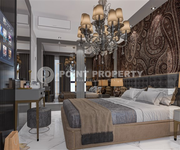 Квартиры в комплексе премиум класса на этапе строительства в 300м от моря в районе Каргыджак, Алания-id-2170-фото-43