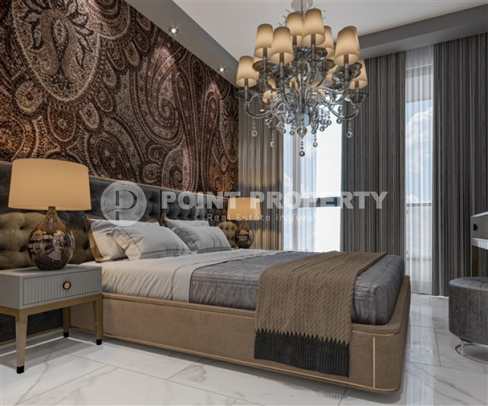 Квартиры в комплексе премиум класса на этапе строительства в 300м от моря в районе Каргыджак, Алания-id-2170-фото-44