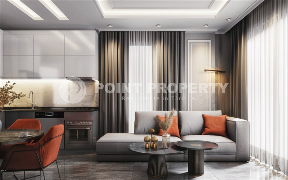 New duplex with fine finishing in a cozy residence in the center of Alanya, 250m from the Mediterranean Sea-id-1174-photo-10