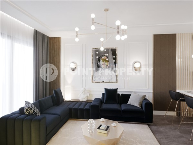 Двухкомнатные апартаменты, 57м², в резиденции с бассейном в районе Оба, Алания, в 1300м от моря-id-2171-фото-11