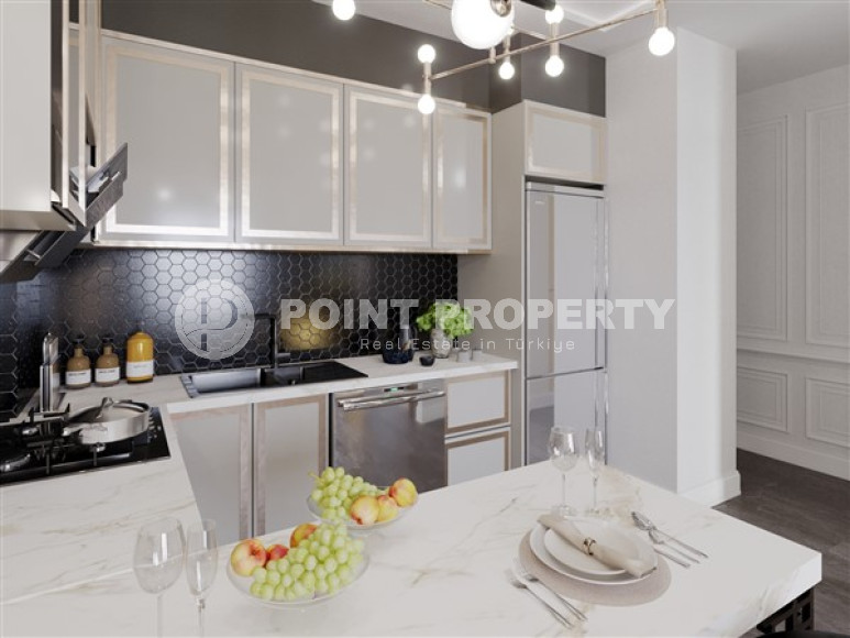 Двухкомнатные апартаменты, 57м², в резиденции с бассейном в районе Оба, Алания, в 1300м от моря-id-2171-фото-14