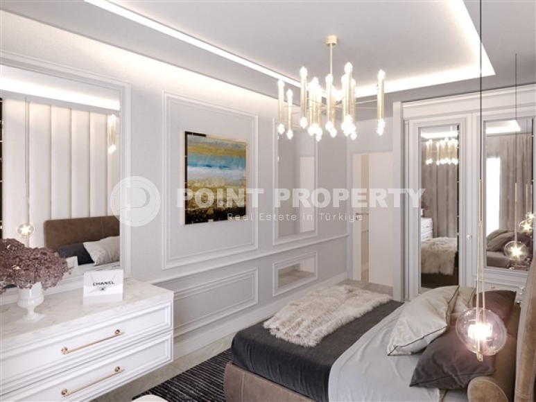 Двухкомнатные апартаменты, 57м², в резиденции с бассейном в районе Оба, Алания, в 1300м от моря-id-2171-фото-18