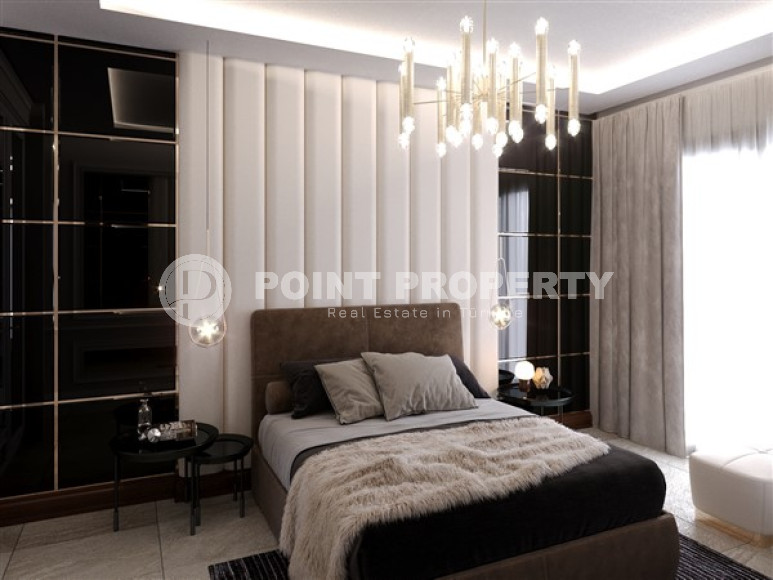 Двухкомнатные апартаменты, 57м², в резиденции с бассейном в районе Оба, Алания, в 1300м от моря-id-2171-фото-20