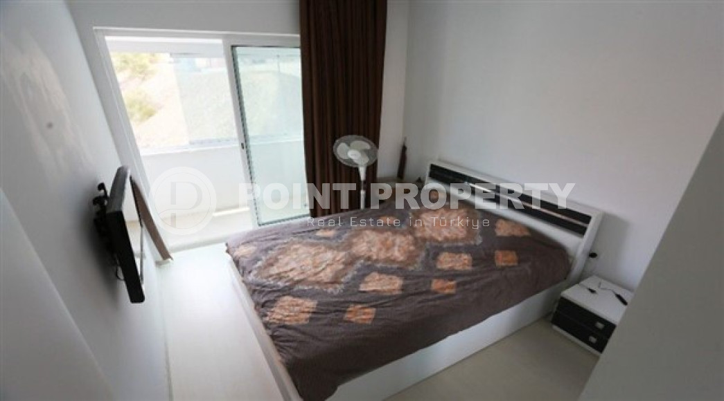 Уютная трехкомнатная квартира, 105м², в резиденции с инфраструктурой в районе Алании Конаклы-id-2173-фото-15