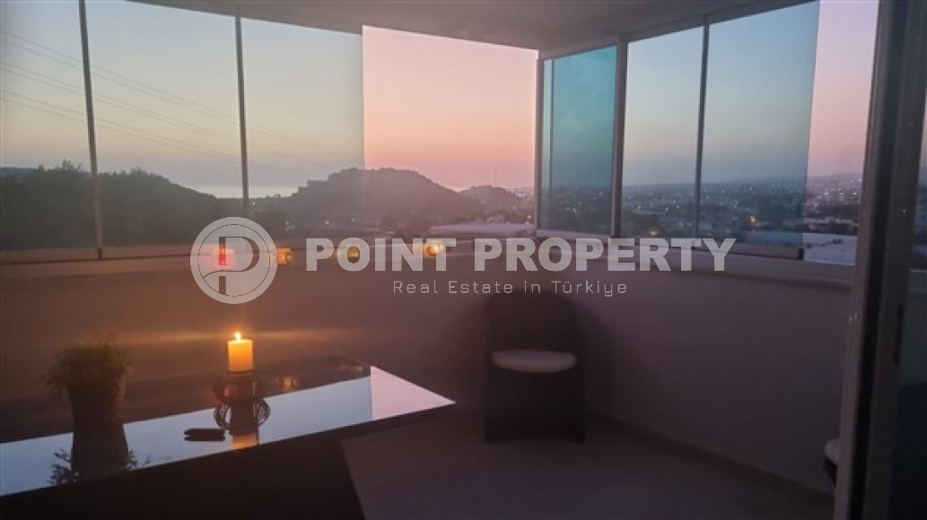 Уютная трехкомнатная квартира, 105м², в резиденции с инфраструктурой в районе Алании Конаклы-id-2173-фото-23