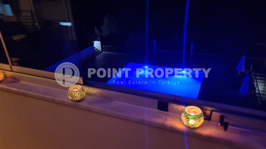 Уютная трехкомнатная квартира, 105м², в резиденции с инфраструктурой в районе Алании Конаклы-id-2173-фото-24