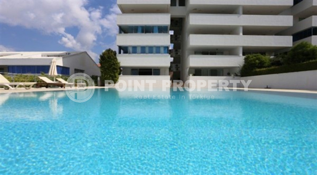 Уютная трехкомнатная квартира, 105м², в резиденции с инфраструктурой в районе Алании Конаклы-id-2173-фото-30