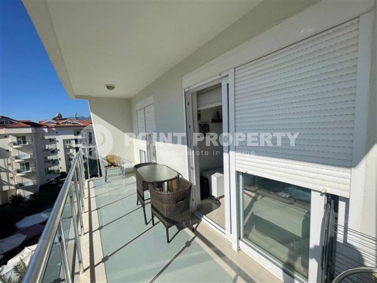 Ready to move in, apartment 1+1, 65m², in a complex with a swimming pool 300m from the sea in Oba, Alanya-id-2174-photo-8