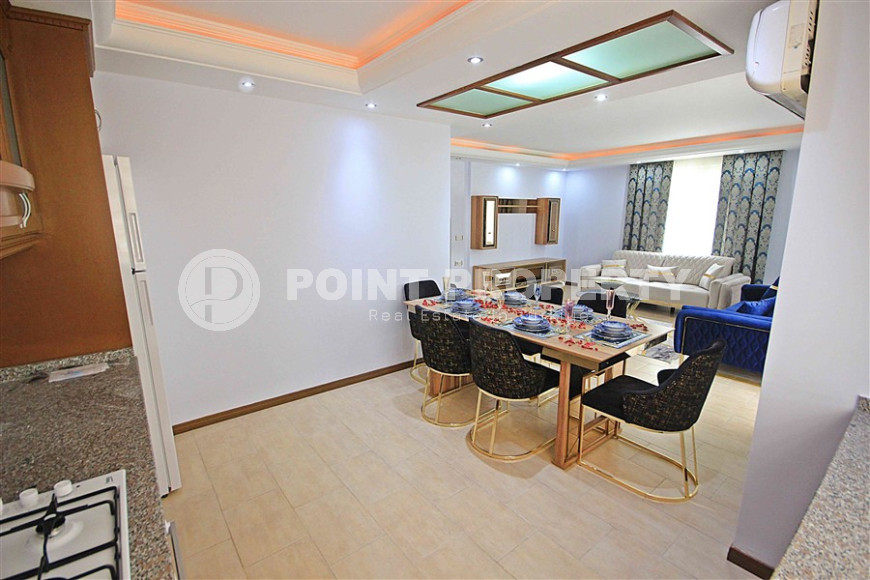 Apartment 2+1 with designer interior, in a cozy residence by the sea in the center of Mahmutlar-id-1175-photo-12